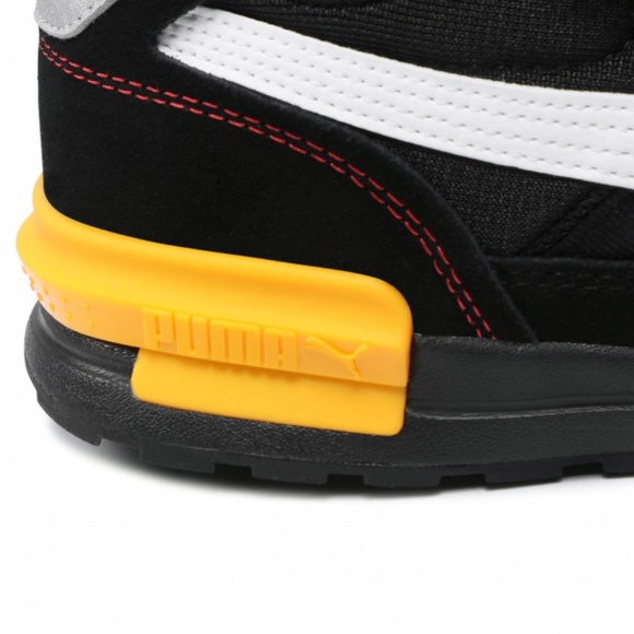 Puma Graviton Pro Low Mens Casual Shoes Black Yellow Blue 380736-04 NEW Sz 7 - Picture 8 of 8